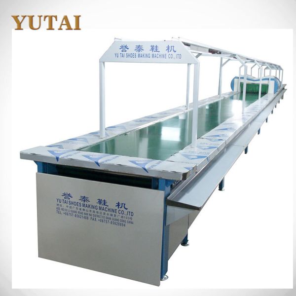 Shoe Making Assembly Activation Cementing Line with Working Speed of 0-3000mm/minute and Customized Stainless Steel Build