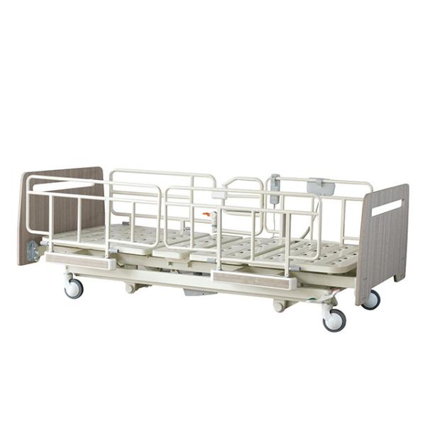 2 ABS Crank Wooden Electric Homecare Bed Anti Winding For Patient