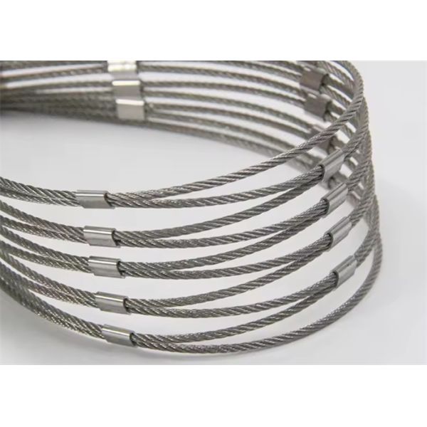 Размер открытия 50 мм*50 мм SS304 Нержавеющая сталь веревка сетка Зеленая стена Для украшения сада