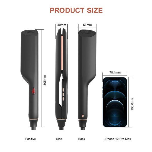 PTC electric Two Barrel Curling Wand , Ceramic 2 Barrel Hair Curler