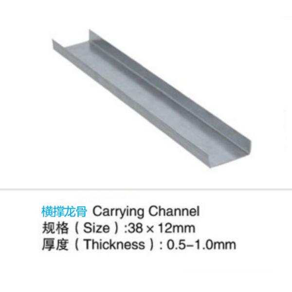 Galvanized Drywall Steel Beam Metal Channel Gypsum Metal Frame
