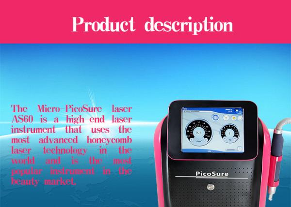 Picosure / Nd Yag Laser Tattoo Removal Machine Portable  Type With Touch Screen