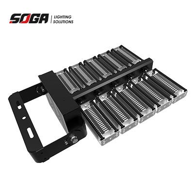 Bracket de aço inoxidável IP65 Luz de inundação LED de alta potência com soluções de atenuação sem fio