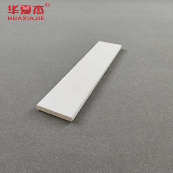 Astragal decorativo do Backband dos moldes 7ft do PVC da prova da água branca para a porta