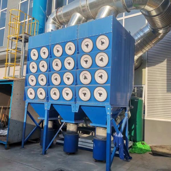 Large-scale factory laser cutting dust purification equipment - Pulse filter cartridge dust collector