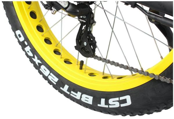 36 V 350w Powerful Electric Bike , Electric Snow Bicycle Smart Controller