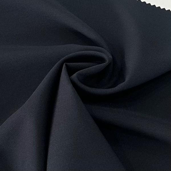 214GSM Recycled Polyester Spandex Fabric Low Elasticity Composite 4 Way Stretch Silk Fabric