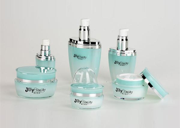 Blue And Irregular Shape Empty Lotion Containers For Face Mask