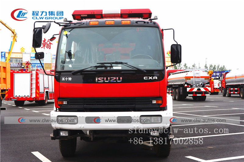 Тележка ручного привода 10000L Isuzu Cxa 6X4 левая противопожарная