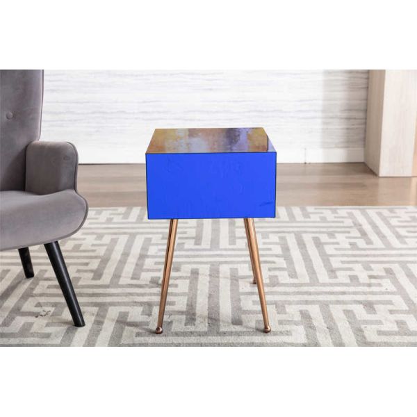 Bois de taille de la marine 23.22inch de Tomile et jambe reflétée d'acier