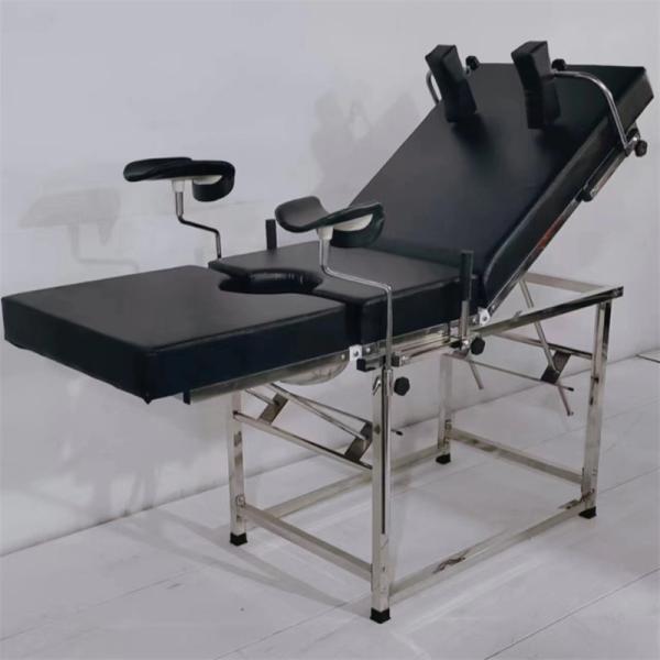 10cm Mattress Gynaecology Examination Couch With Stirrups Handgrips Shoulder Holder