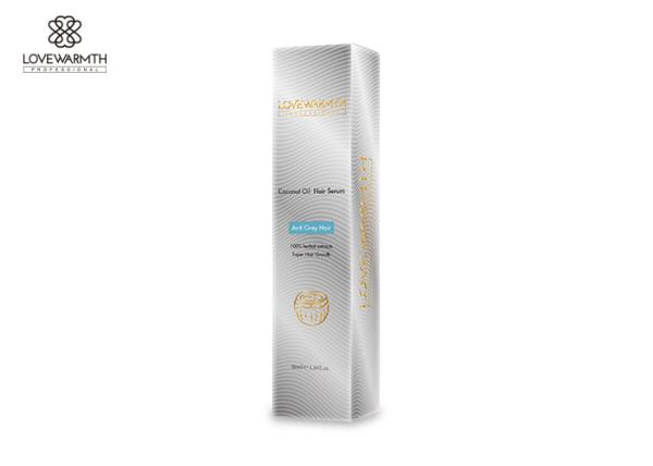 Soro erval do óleo de coco dos extratos dos cuidados capilares, 50ml anti Gray Hair Growth Serum