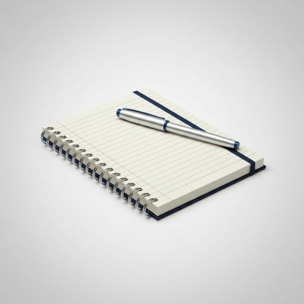 Lined Spiral Hardcover Notebook 6 X 8.5 X 0.8 Inches A5 Size Spiral Bound Journal Designed for Professional and Academic