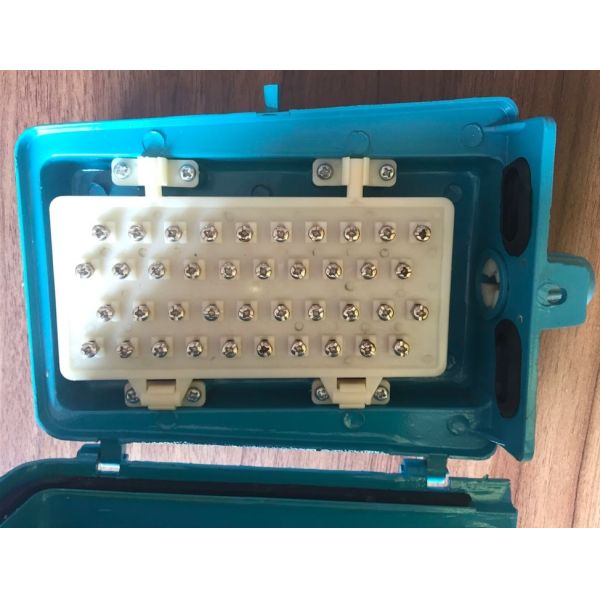 Outdoor Telephone Terminal Box 20 Pairs Screw Type Waterproof Aluminum Wiring Box