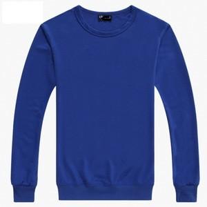 cotton  tshirts  long sleeve Blank  T shirts safty t shirtsr soft breathable t shirts mens print able logo print  blue
