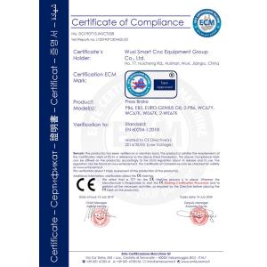 Wuxi Smart CNC Equipment Group Co.,LTD Certifications