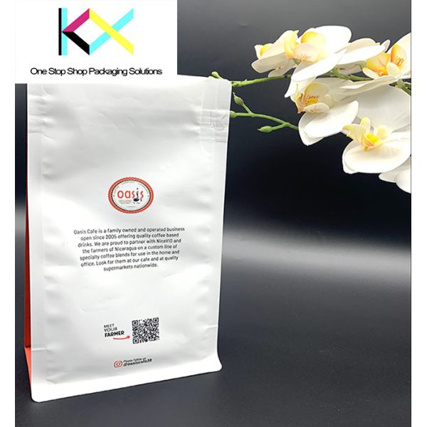 Custom Design Printed China Manufacturer OEM Top Zipper Plastic Food Packaging Bag Stand Up Pouch Ziplock Coffee Bag