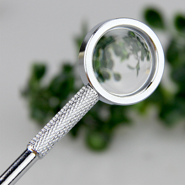 Facial Reflexology Tool with Magnifying Glass and Massage Needle Around 11cm Ear Probe