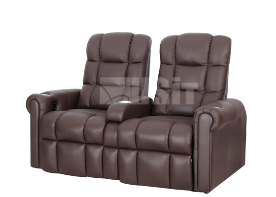 Изготовленное на заказ кожаное электрическое кресло для отдыха ВИП дома кресла Реклинер с подушкой сидения жары