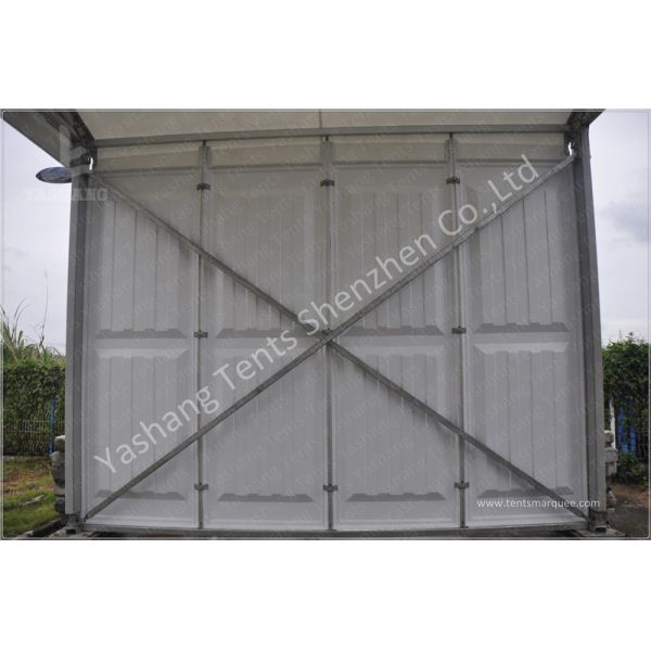 Waterproof Outdoor Event Tent Fittings Glass Wall / ABS Wall / Corrugated Sheet Wall