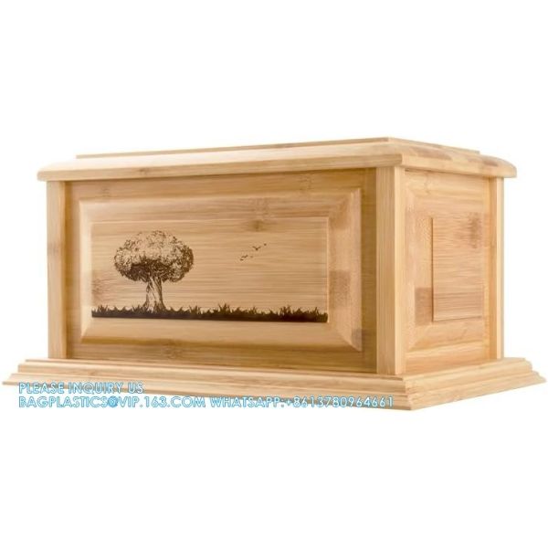 Wood Urn, Professional Wooden Urns For Human Ashes Adult,Burial-Cremation Urns