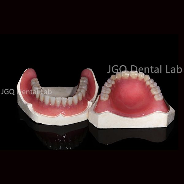 Acrylic Teeth Complete Adsorptive Dentures Customized from China Dental Lab