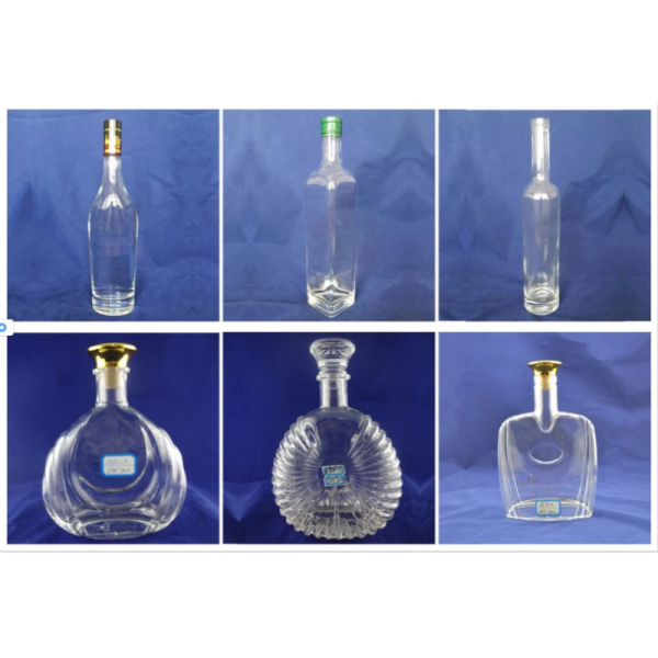 Custom 750ml Rocket Shaped Vodka Glass Bottle For Beverage Online with SCREW CAP