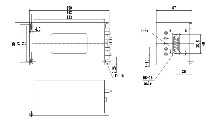 1×N Optical Switch  for Testing of Fiber, Optical Component, More Than 128 Channels.1x16 1x32 1x64 1x128