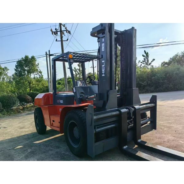 Used Heli H2000 100 Diesel Forklift 10 Tons Forklift Chinese Brand 3 Meters with Cheap Price