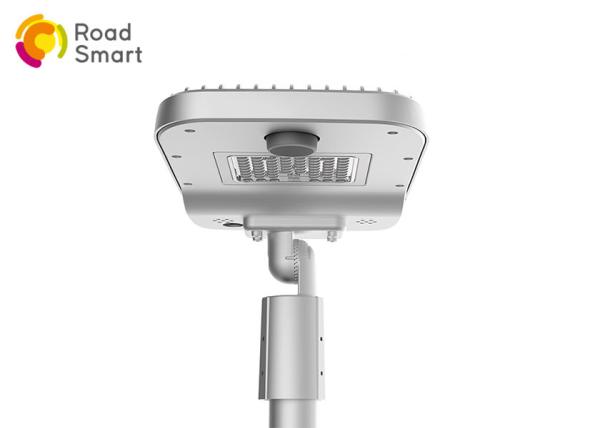 6000lm Super Bright Solar Powered Led Pole Lights For Road Driveway Parking Lots