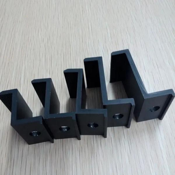 PV Solar Panel End Clamp Weather Resistant Photovoltaic Support Fixture