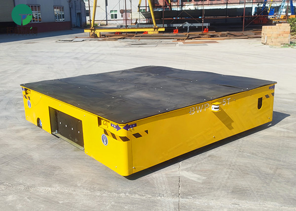 Steerable Flatbed Cargo Heavy Duty Electric Platform Trolley