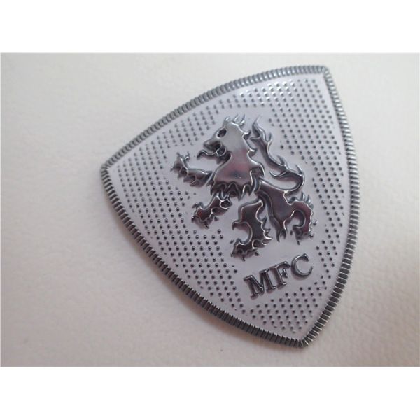 Embossed Silver TPU 0.7mm Custom Clothing Patches