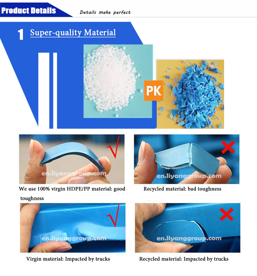 Паллеты облегченного паллета решетки HDPE желтые пластиковые 120x100x15cm