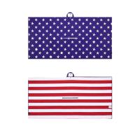 OEM Design Waffle Golf Towel Custom Print Logo Magnetic Golf Towels With Hook