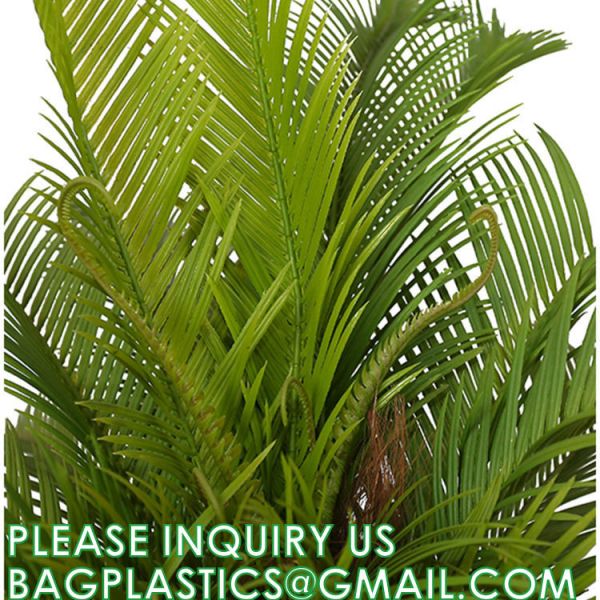 Gorgeous Cycas Revoluta Sago Palm Tree Artificial Plant with Nursery Pot, Feel Real Technology, 28 Long & Giant