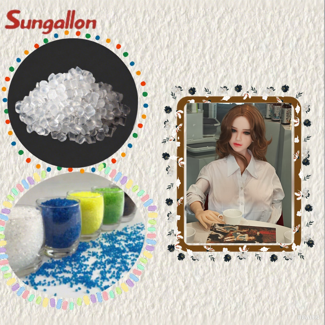 Partículas de TPE aptas para la piel para productos para adultos, sin plastificantes ni metales pesados, dureza personalizable