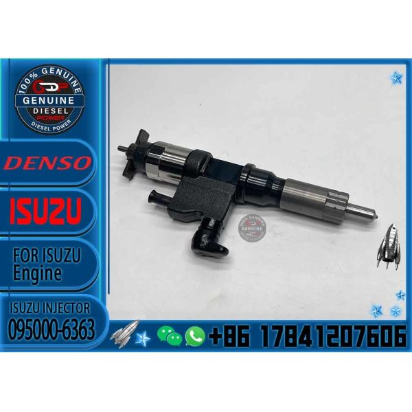 Inyector de combustible diesel de buena calidad para el tren común Assy 095000-6363 095000-6366 para ISUZU 6HK1 FORWARD 4HK1 N SERIES
