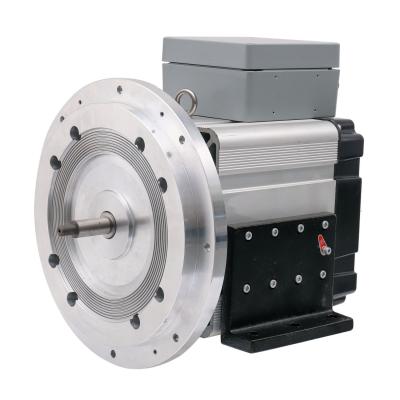 3phases 380VAC 37KW  18000RPM Air cooled high speed permanent magnet motor