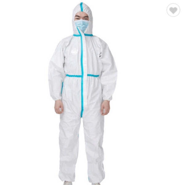 Medical Disposable Isolation Gown Breathable With Knitted Cuff / Elastic Cuff