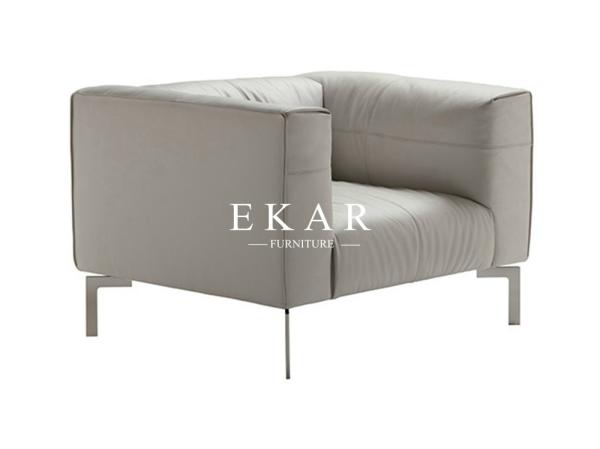 Italian Designer High-end Couch Red 3 Seater Sofa