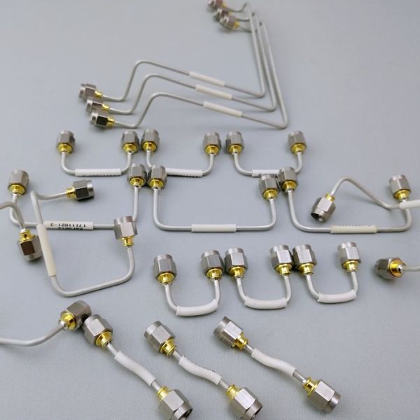 Passivated SMA Microwave Cable 1.25max 18ghz For Electronic Warfare