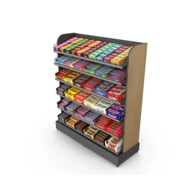 Fábrica Display Rack de tiendas personalizadas Display Rack comercial de dulces