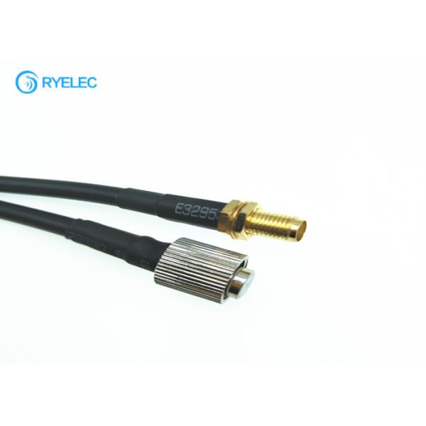 Female To Sma Female RF Cable Assemblies With Rg174 Pigtail Coaxial Cable