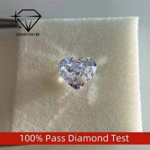 LuxuryShine VVS2 White Heart Excellent Cut Lab Grown Diamond 1CT 2CT 3CT 4CT 5CT