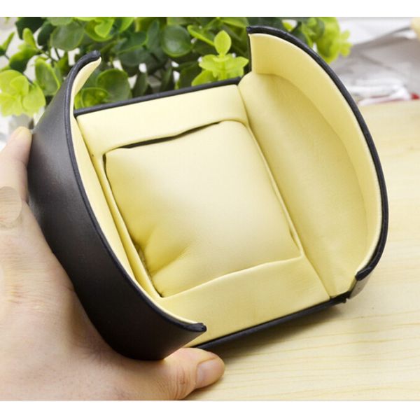 Custom Men's Leather Single Watch Box for Display