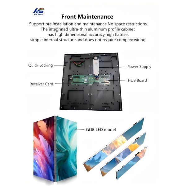 P1.95 Indoor fixed LED screen Ultra-thin LED display screen