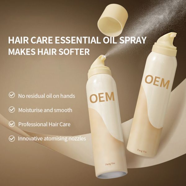 Spray de aceite capilar perfumado con aroma a perfume OEM / ODM Spray de aceite de coco para el cabello