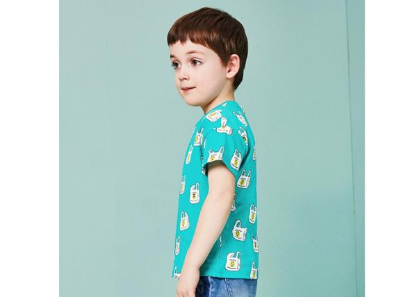 Boys Summer Short Sleeve Children's Style Clothing / Cute Printing Cotton Baby Clothes