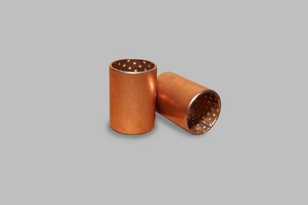 Bronze Alloy Sintered Bimetal Bearing Bushes Convenient Installation High Hardness